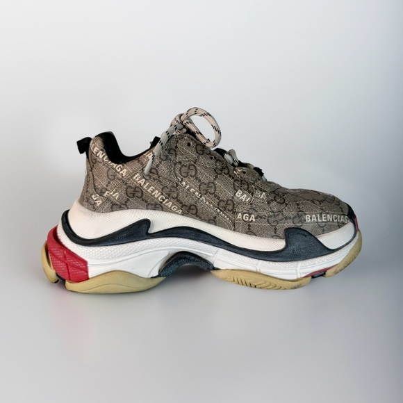 Gucci x Balenciaga Triple S Sneaker ‘The Hacker’ size 37W - Picture 5 of 8
